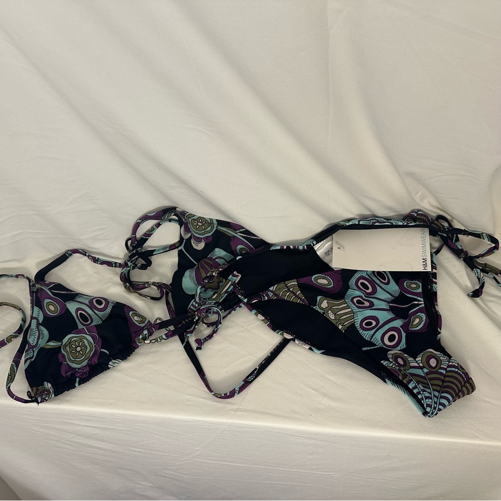 Vintage Halter Style String Bikini